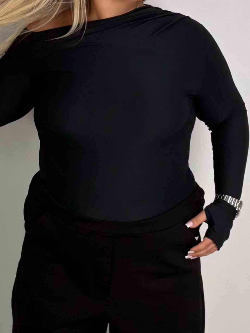 Body Kylie Curvy Nero - Abbigliamento Jessica