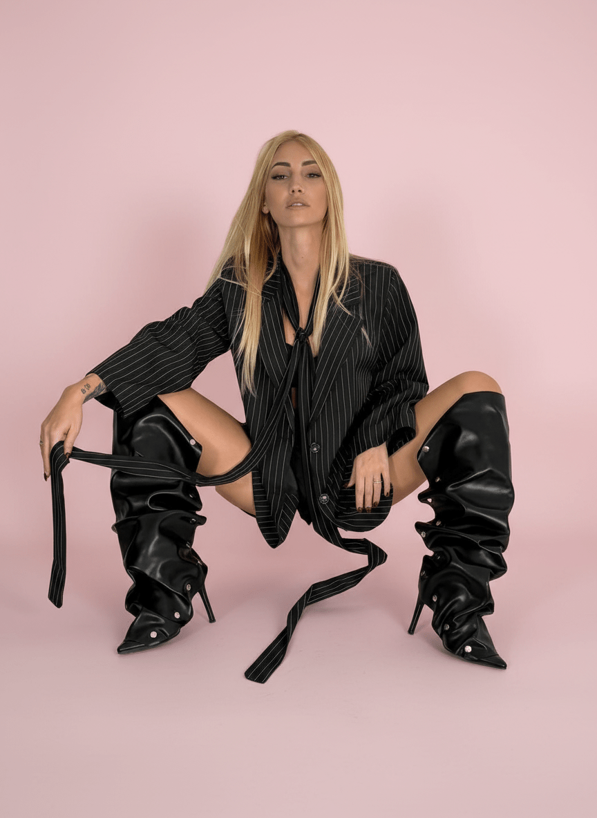 Bossy Chic Blazer Gessato - Abbigliamento Jessica