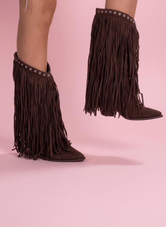 Camperos Frange Marrone - Abbigliamento Jessica