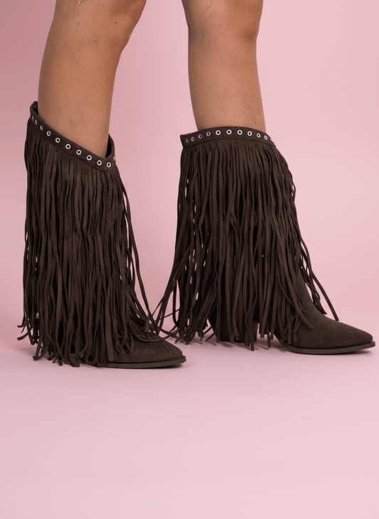 Camperos Frange Marrone - Abbigliamento Jessica