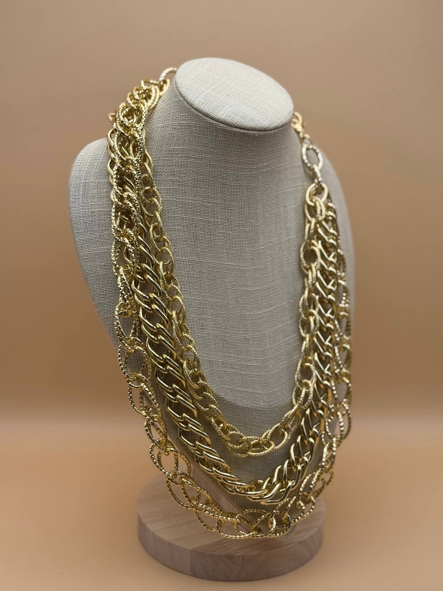 Collana Golden Loops - Abbigliamento Jessica