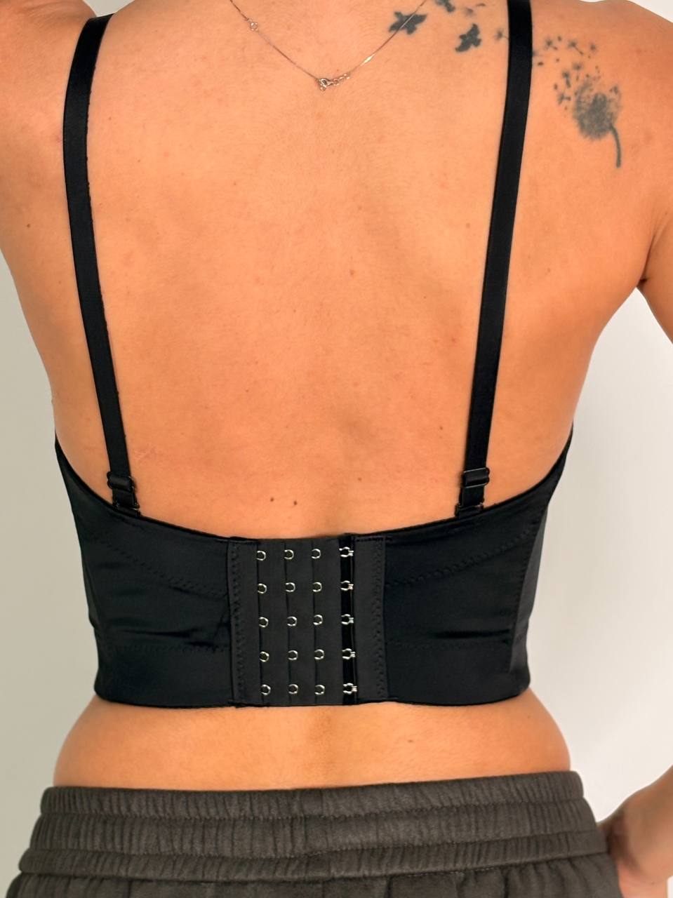 Corpetto Bustier Nero - Abbigliamento Jessica