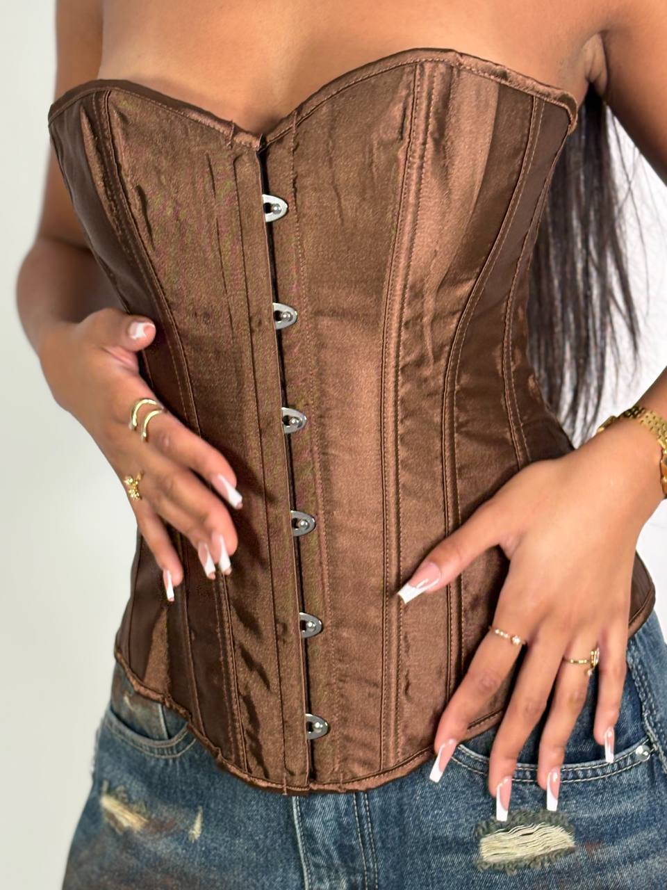 Corpetto Satin Bronze - Abbigliamento Jessica