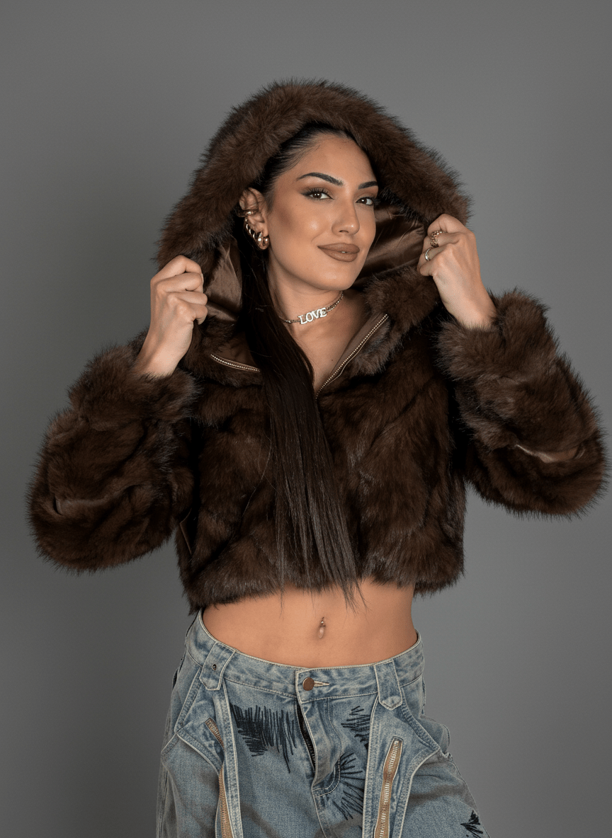Eco - Fur Divine Brown - Abbigliamento Jessica