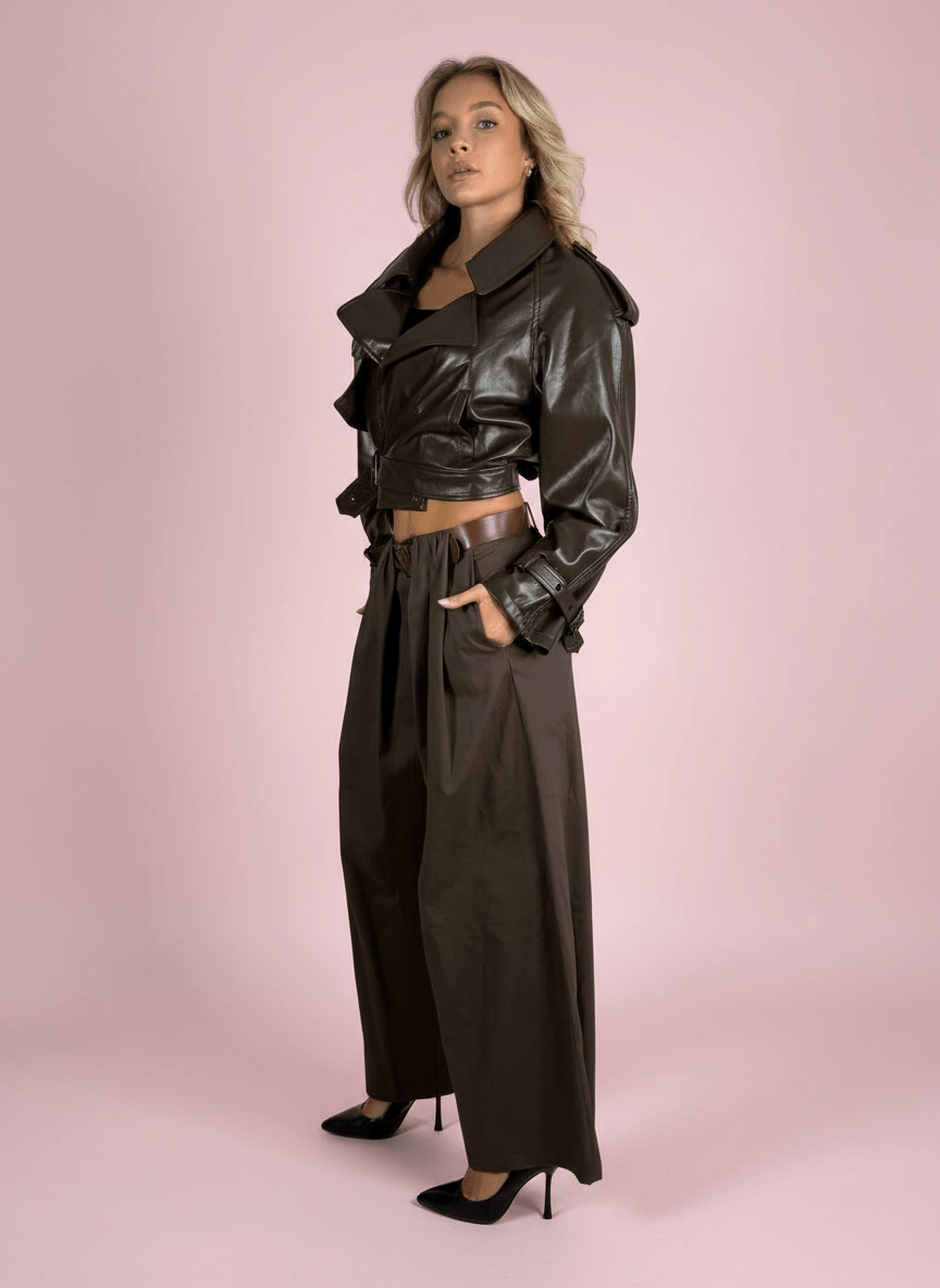 Empire Pants Marrone - Abbigliamento Jessica