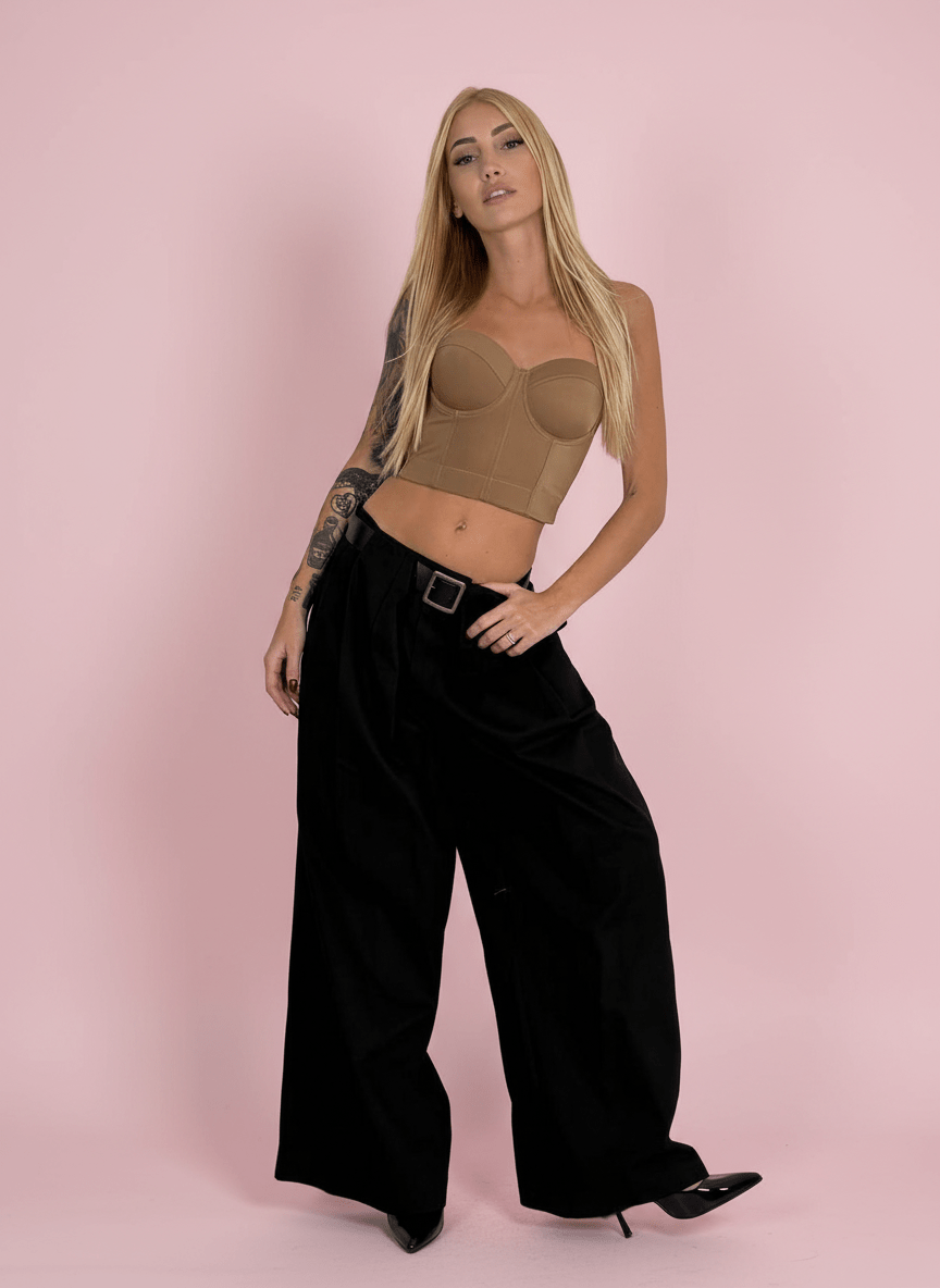 Empire Pants Nero - Abbigliamento Jessica