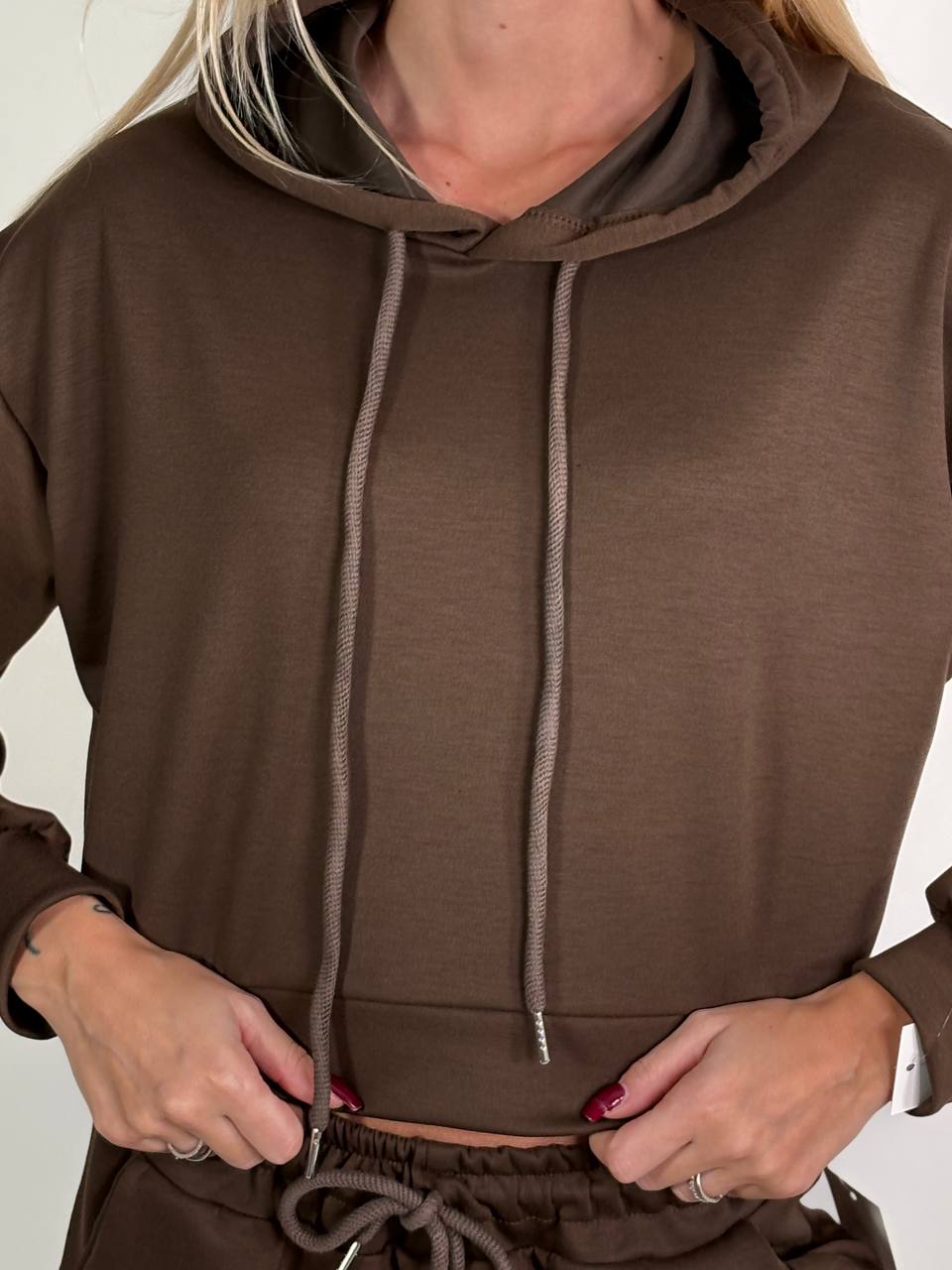 Felpa Wild Fatal Marrone - Abbigliamento Jessica