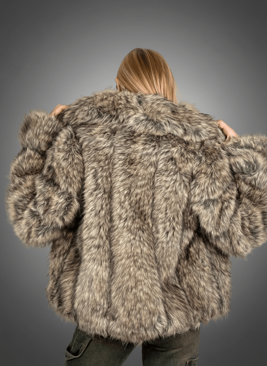 Giacca Eco - Fur Prestige Apricot - Abbigliamento Jessica