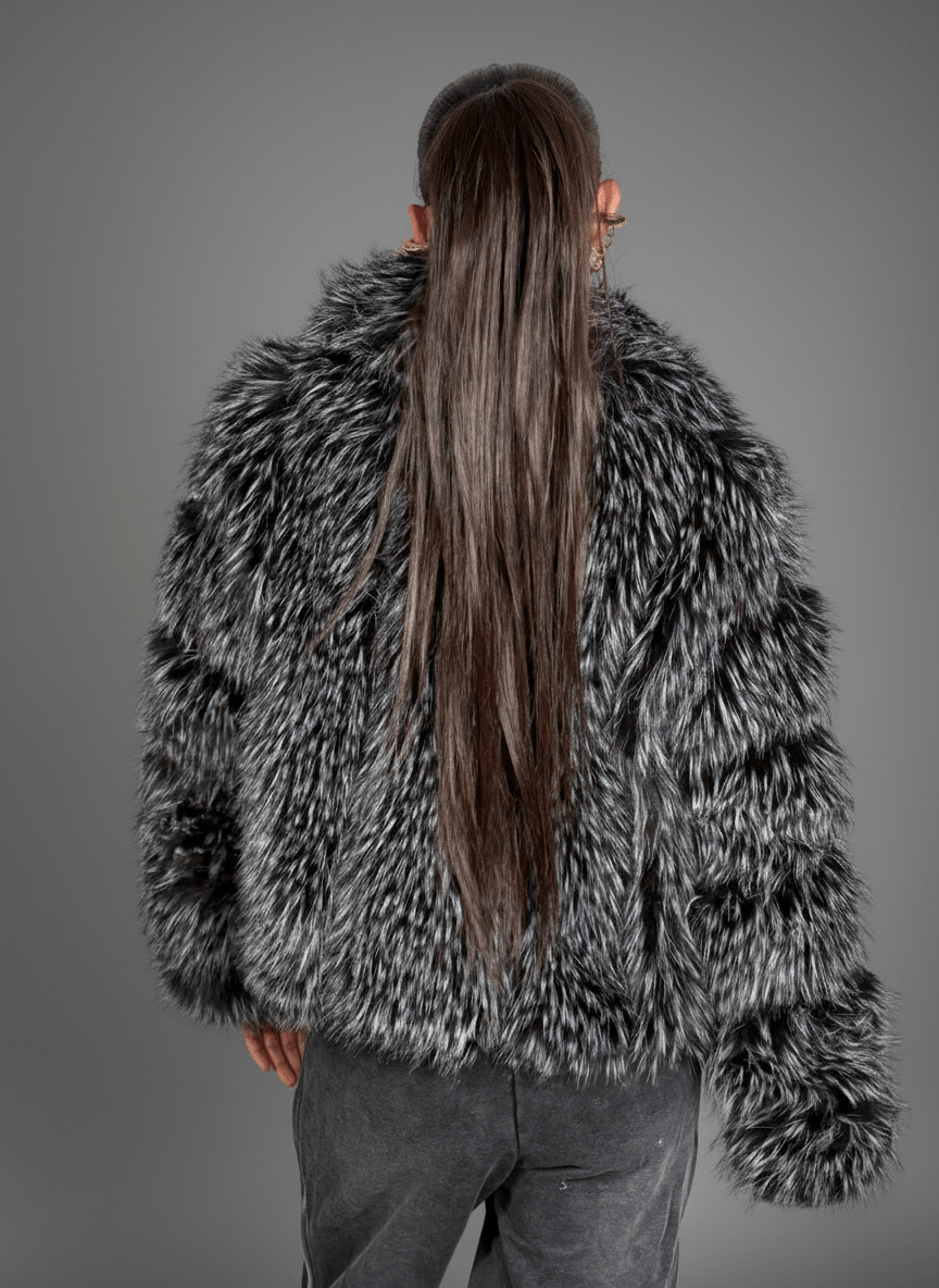 Giacca Eco - Fur Prestige Nero - Abbigliamento Jessica