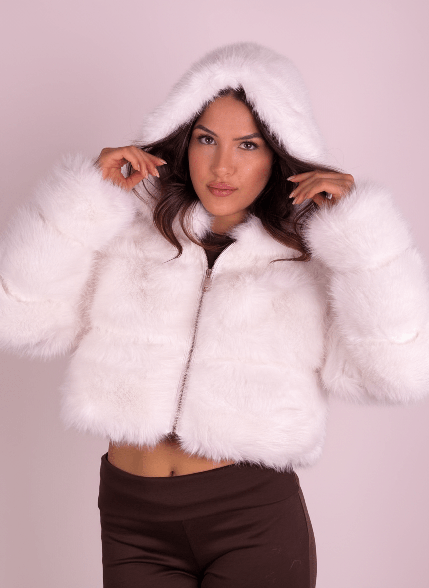 Ice Queen Eco - Fur Bianco - Abbigliamento Jessica