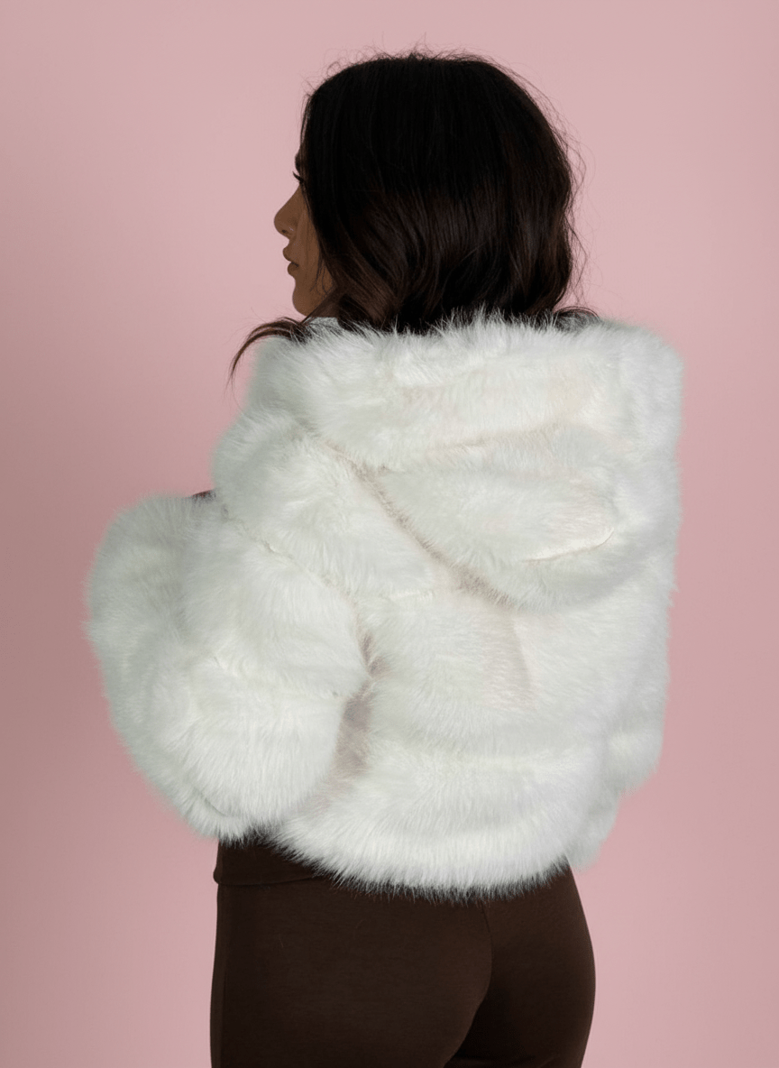 Ice Queen Eco - Fur Bianco - Abbigliamento Jessica