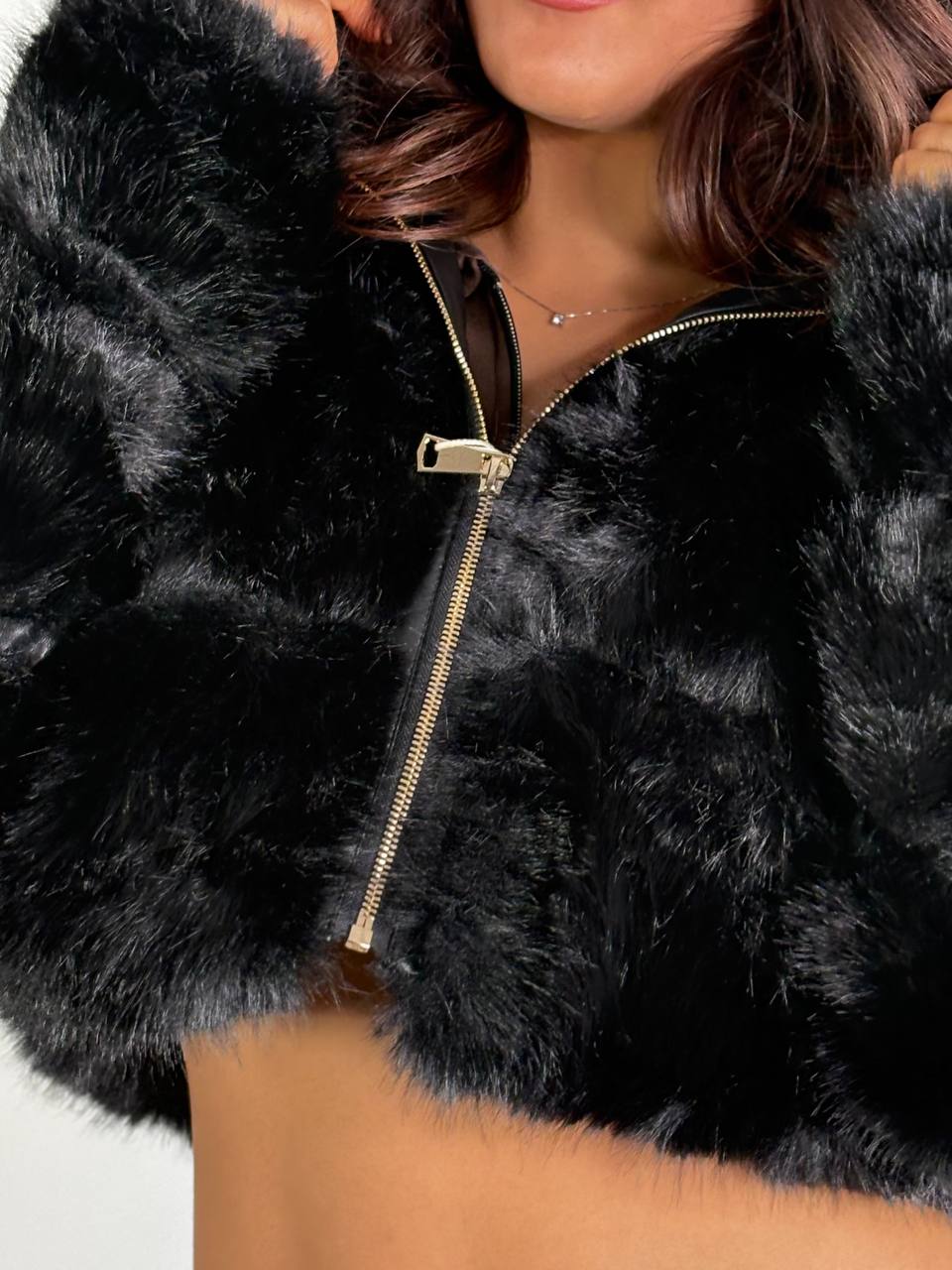 Ice Queen Eco - Fur Nero - Abbigliamento Jessica