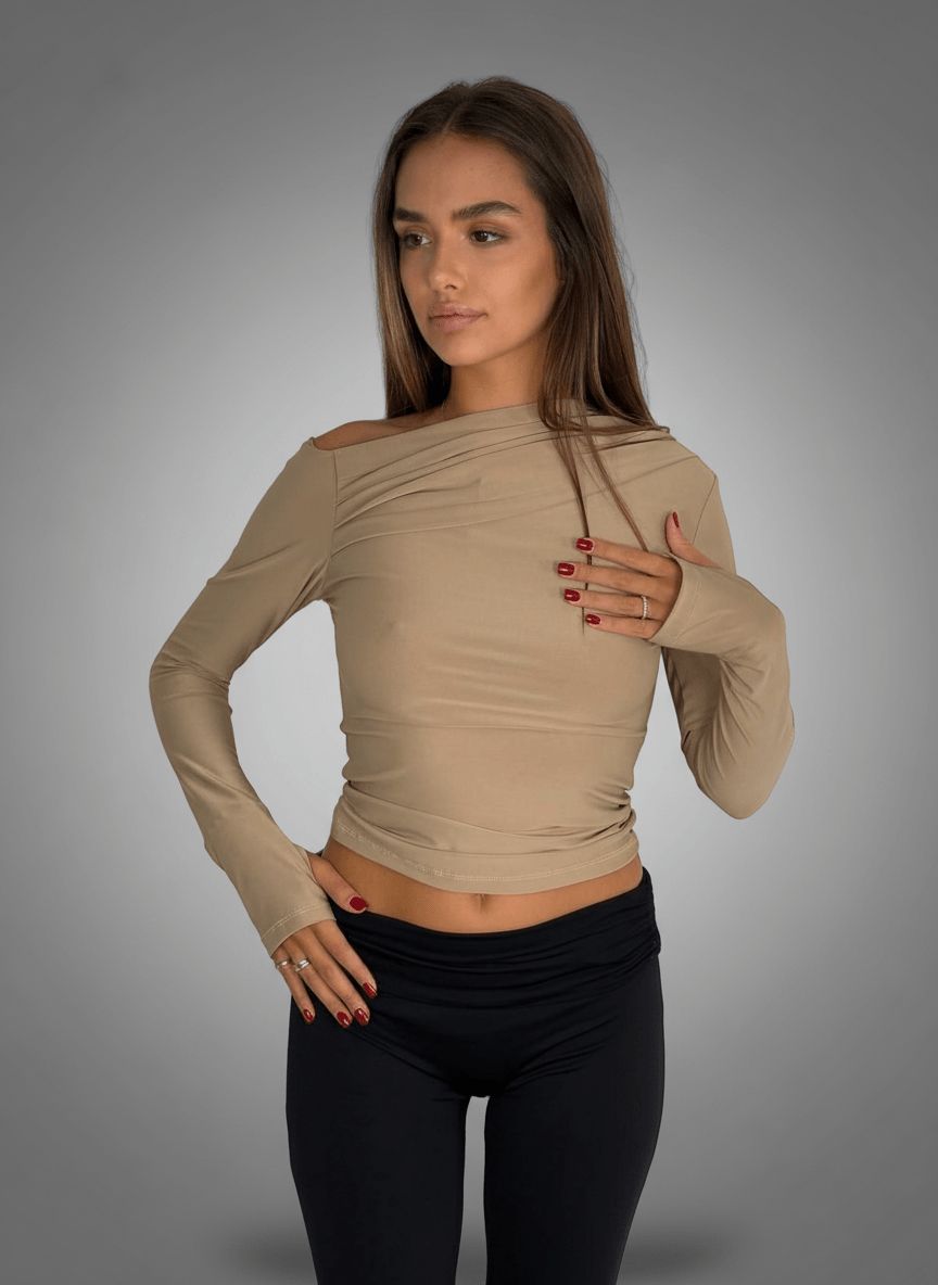 Maglia Kylie Beige - Abbigliamento Jessica