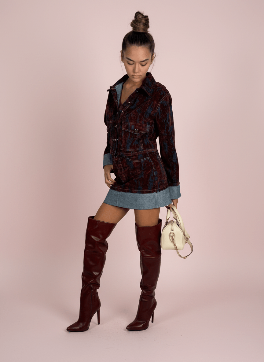 Metropolitan Set Bordeux - Abbigliamento Jessica