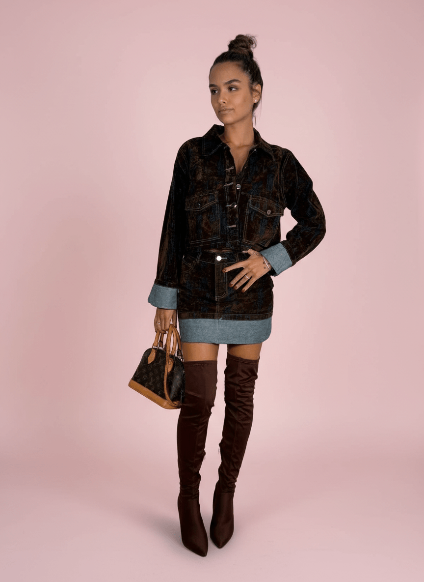 Metropolitan Set Marrone - Abbigliamento Jessica