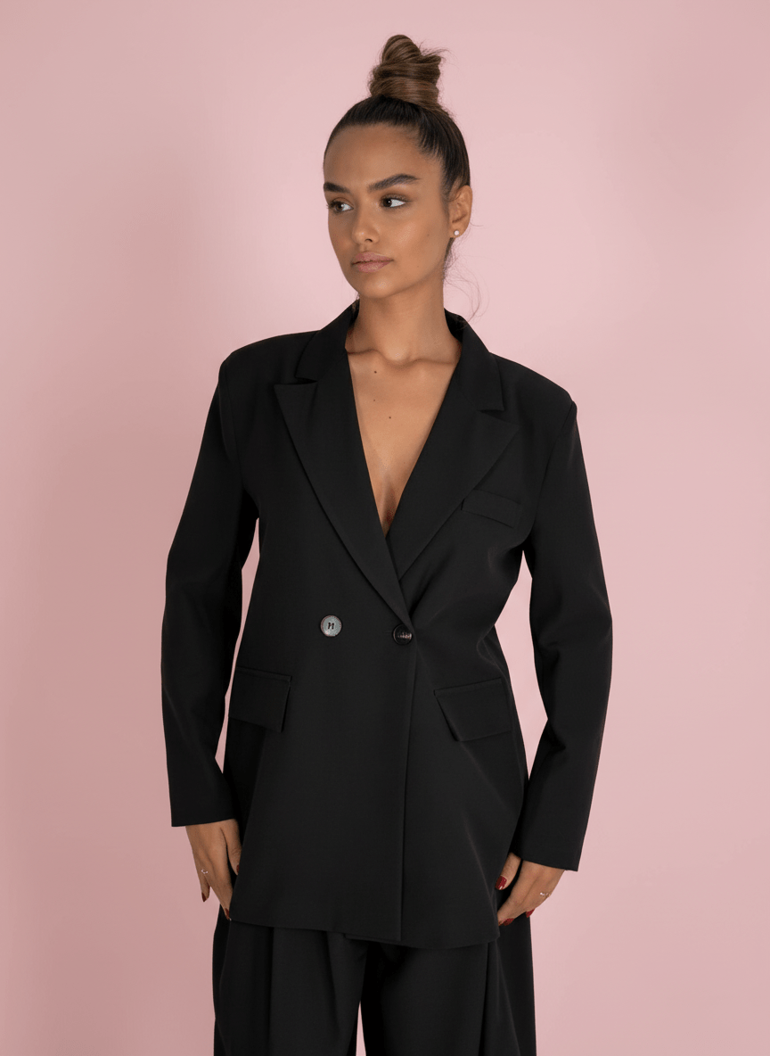 Midnight Black Blazer - Abbigliamento Jessica