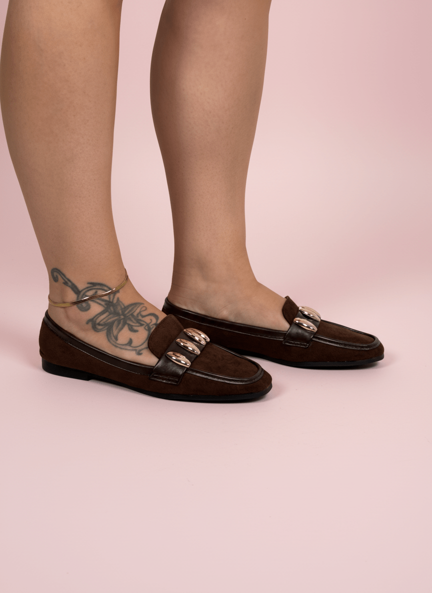 Mocassino Chunky Chic Nero - Abbigliamento Jessica