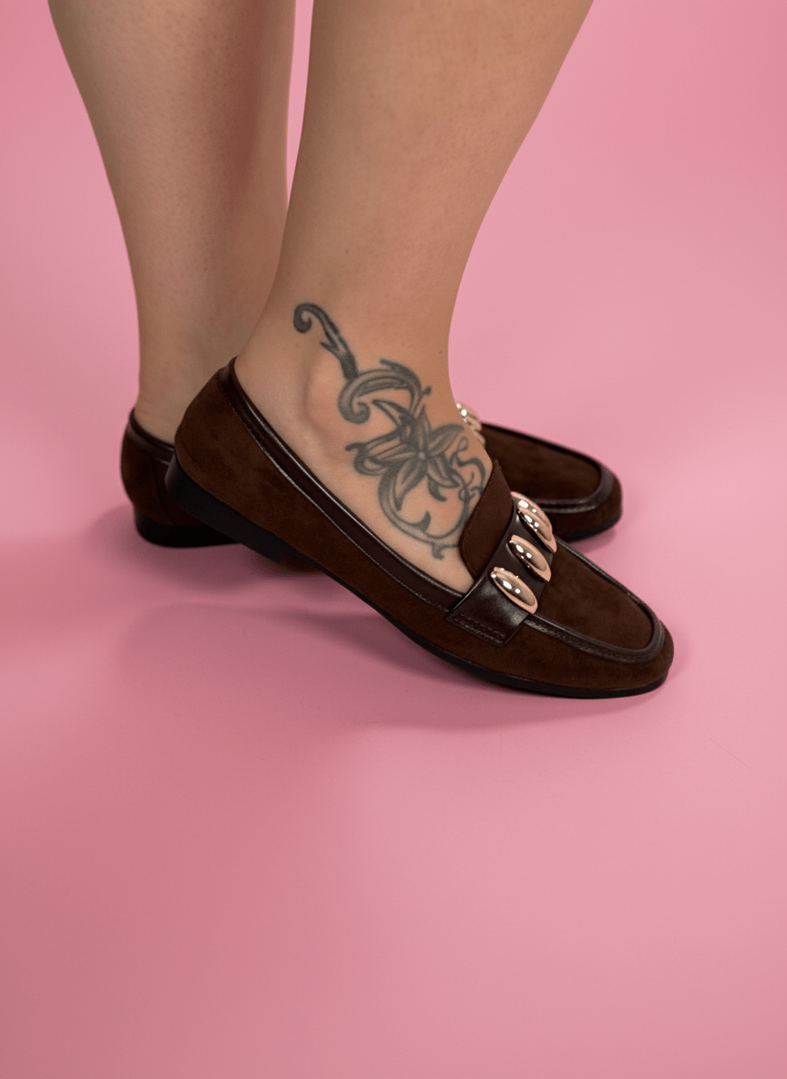 Mocassino Chunky Chic Nero - Abbigliamento Jessica