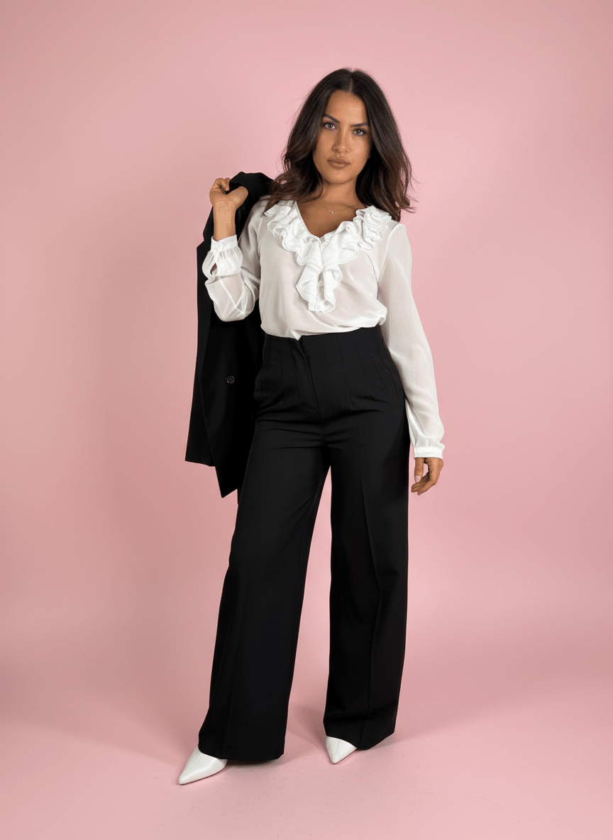 Romantic Ruffle Blouse - Abbigliamento Jessica