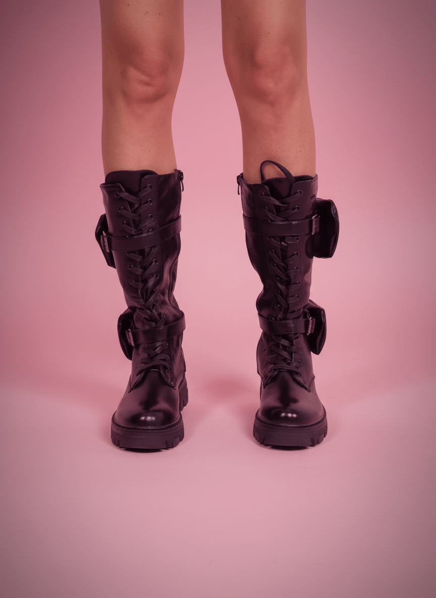 Stivale Combat Pocket - Abbigliamento Jessica