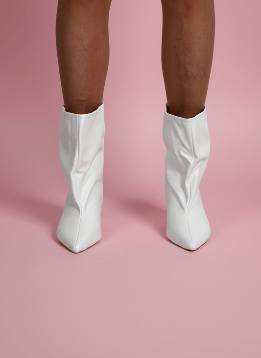 Stivale Pointy Chic Bianco - Abbigliamento Jessica
