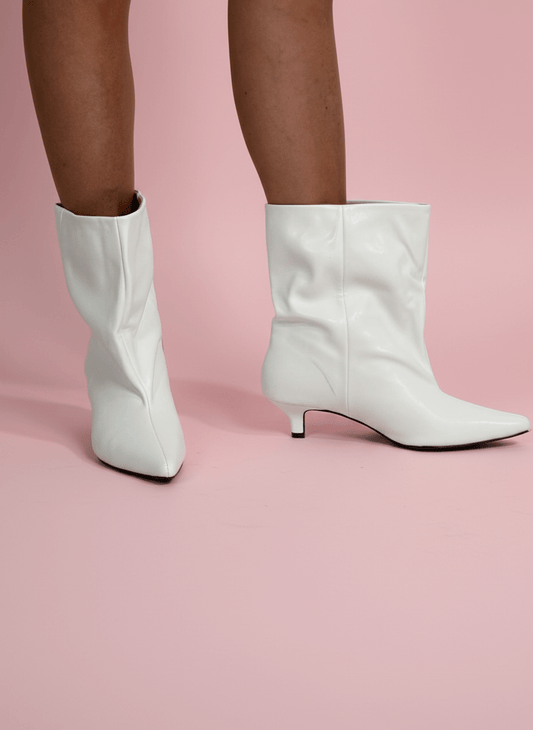 Stivale Pointy Chic Bianco - Abbigliamento Jessica