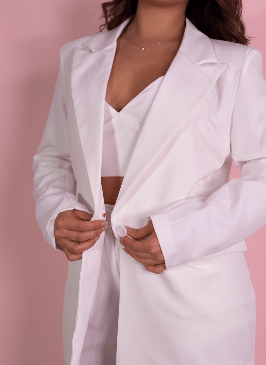 Tailleur Bianco 3 Pezzi - Abbigliamento Jessica