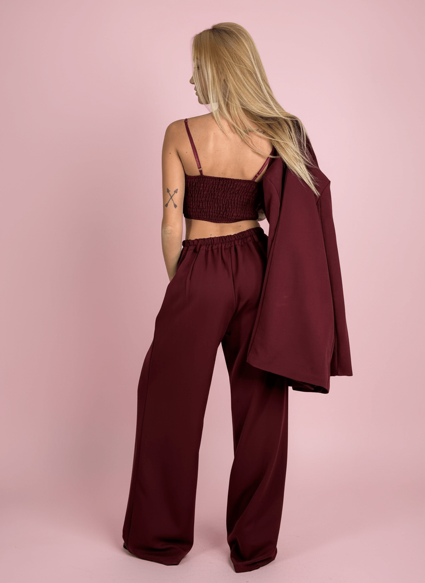 Tailleur Bordeux 3 Pezzi - Abbigliamento Jessica
