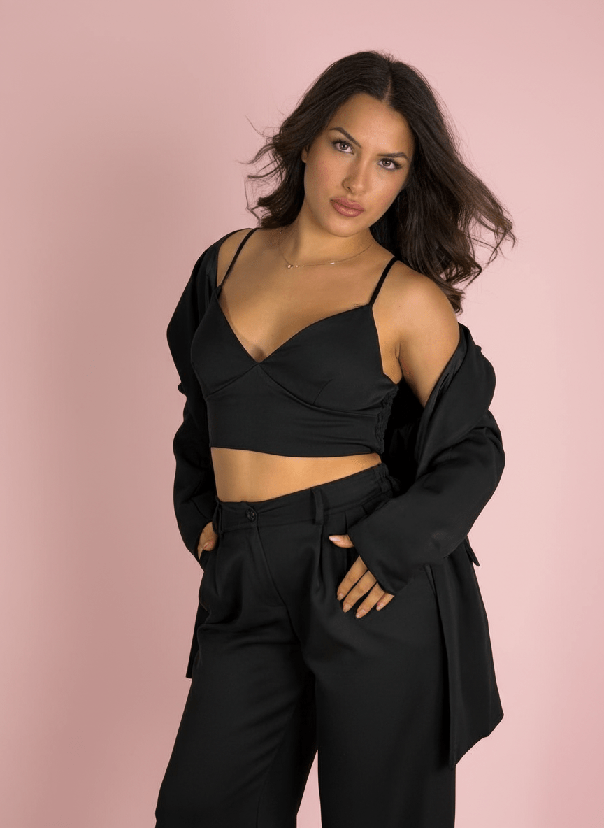 Tailleur Nero 3 Pezzi - Abbigliamento Jessica