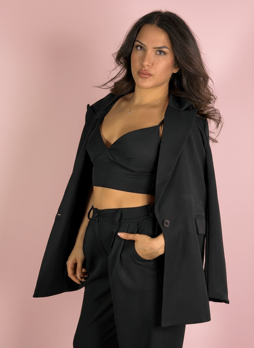 Tailleur Nero 3 Pezzi - Abbigliamento Jessica