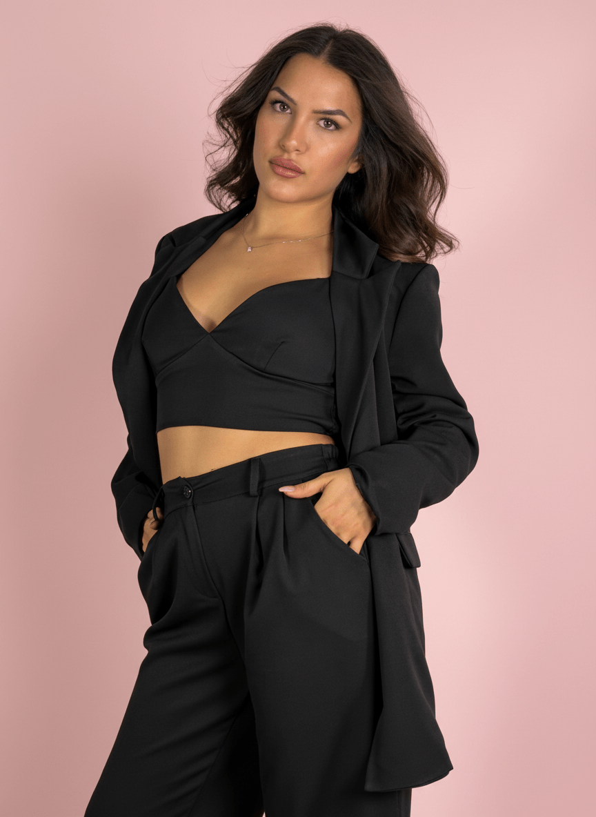 Tailleur Nero 3 Pezzi - Abbigliamento Jessica