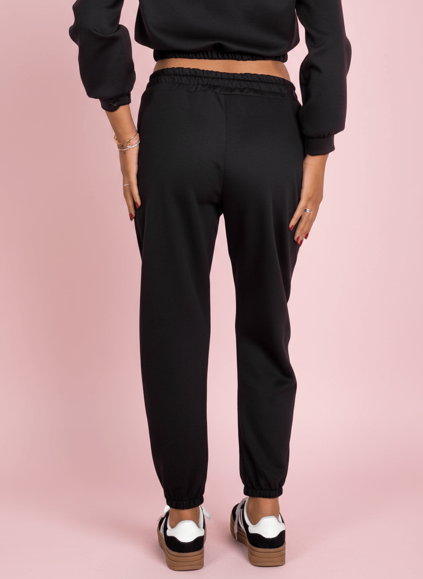 Urban Fit Pantalone Jogger Nero - Abbigliamento Jessica