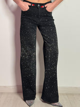 Jeans Elasticizzati con Dettagli Brillanti