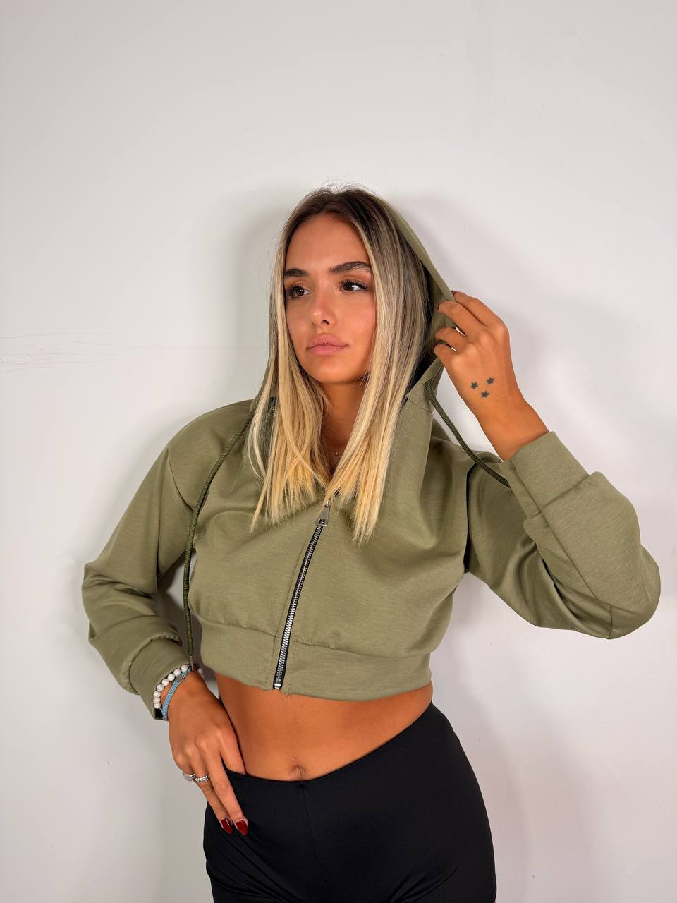 Felpa Miami Crop