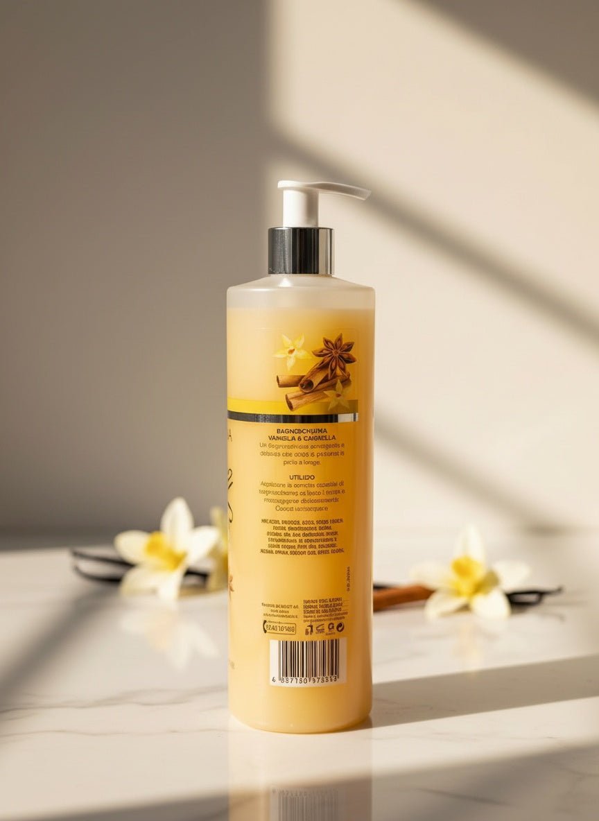 Bagnoschiuma Profumato 500ml – Effetto Pelle Morbida & Profumo Che Resta - Abbigliamento Jessica