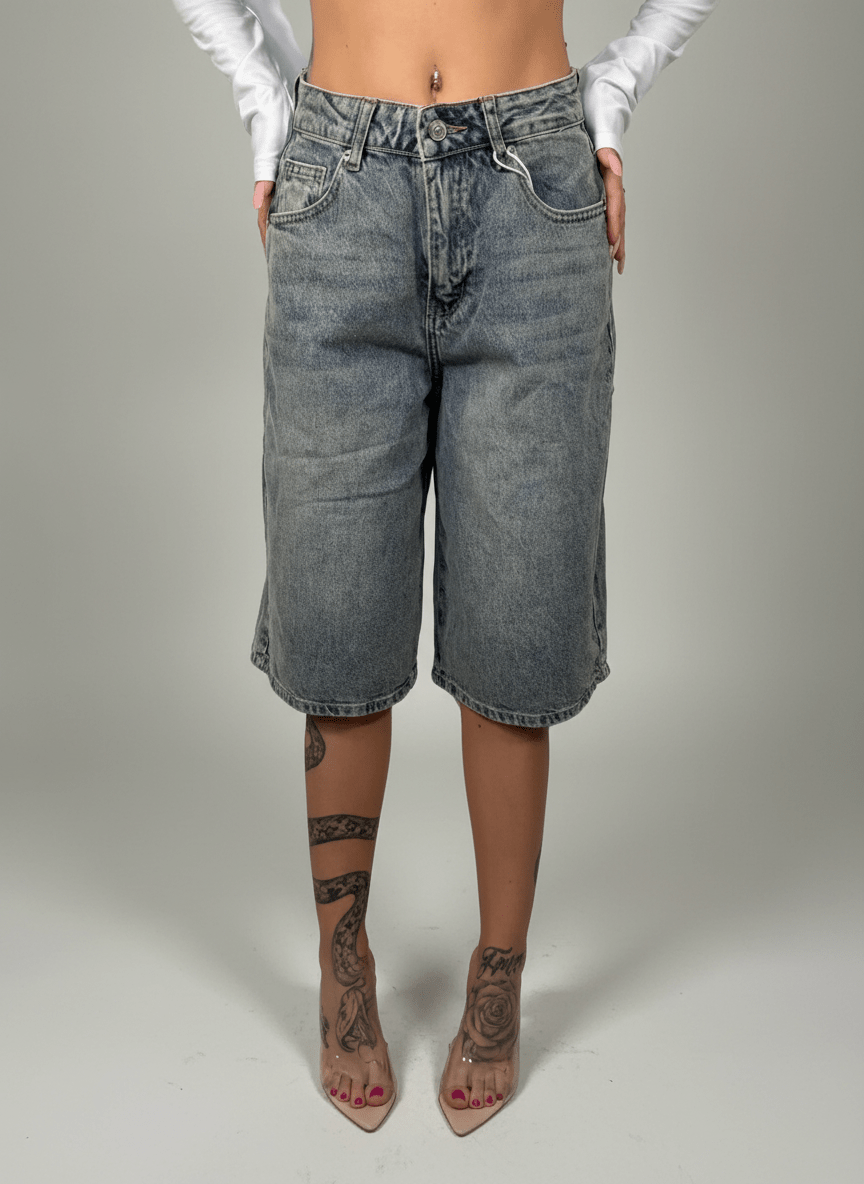 Bermuda Tasca Strass - Abbigliamento Jessica