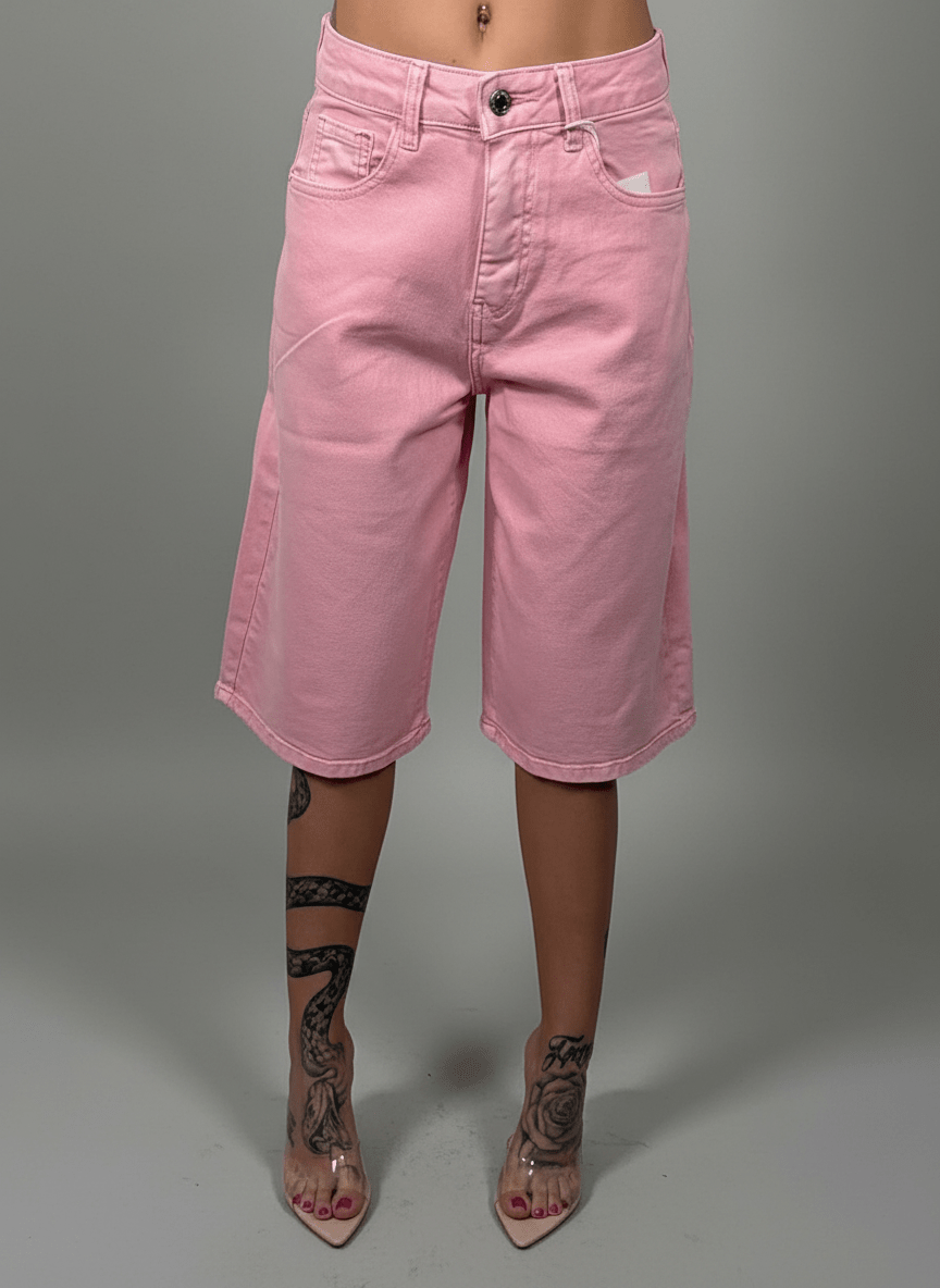 Bermuda Tasca Strass - Abbigliamento Jessica