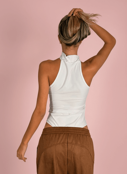 Body Choker Elegance Bianco - Abbigliamento Jessica