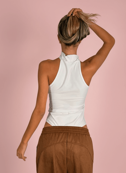 Body Choker Elegance Bianco - Abbigliamento Jessica