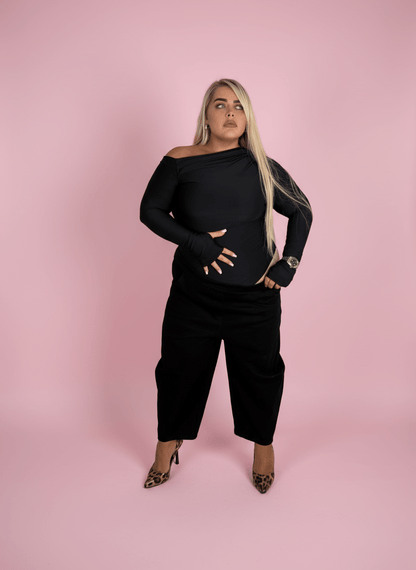 Body Kylie Curvy Nero - Abbigliamento Jessica