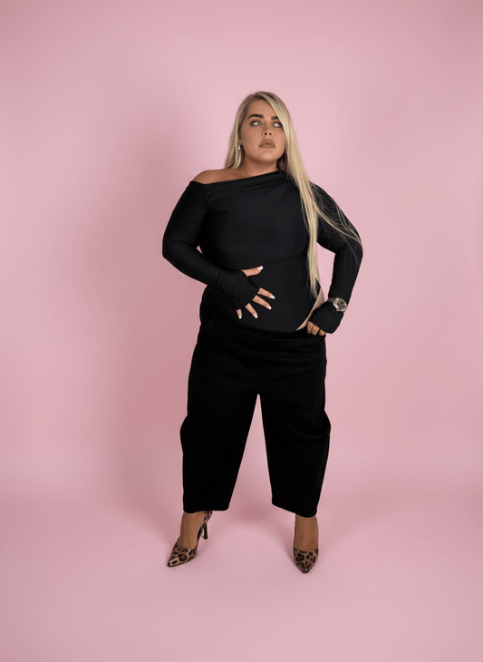 Body Kylie Curvy Nero - Abbigliamento Jessica