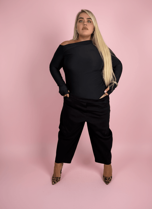 Body Kylie Curvy Nero - Abbigliamento Jessica
