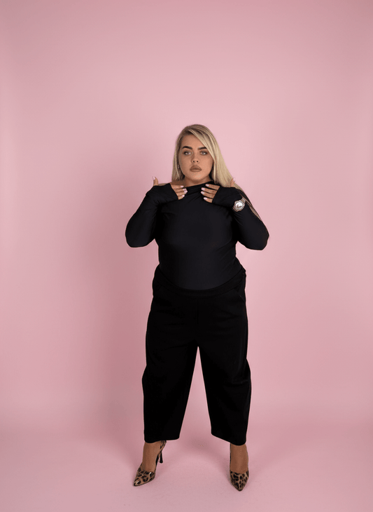 Body Kylie Curvy Nero - Abbigliamento Jessica