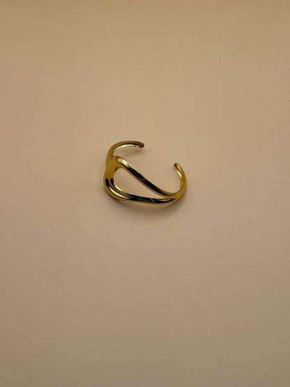 Bracciale Rigido Onda Oro - Abbigliamento Jessica