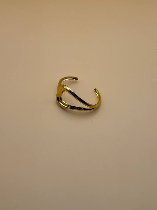 Bracciale Rigido Onda Oro - Abbigliamento Jessica