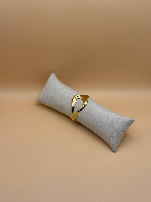 Bracciale Rigido Onda Oro - Abbigliamento Jessica