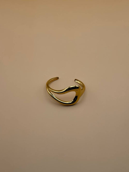 Bracciale Rigido Onda Oro - Abbigliamento Jessica