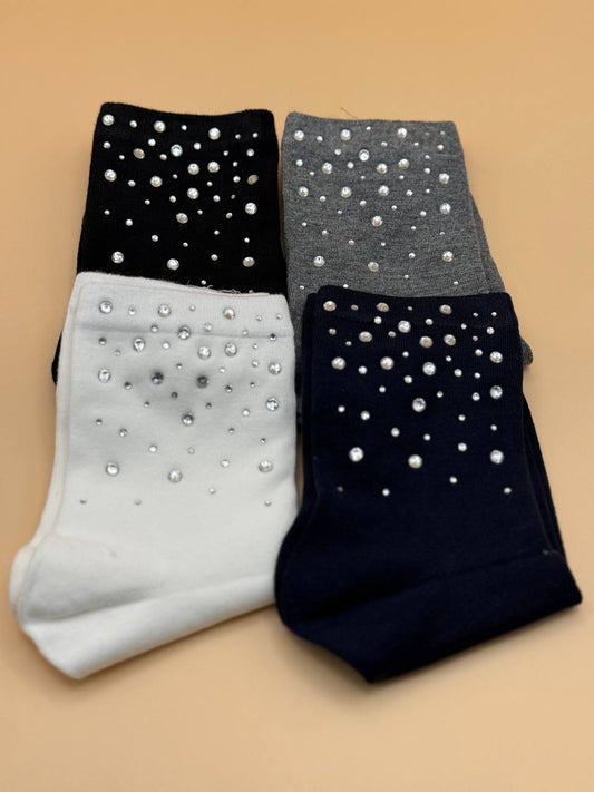 Calzini Brillanti con Strass - Abbigliamento Jessica