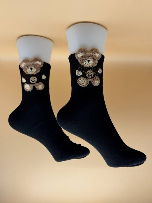 Calzini Orsetto Ricamato - Abbigliamento Jessica