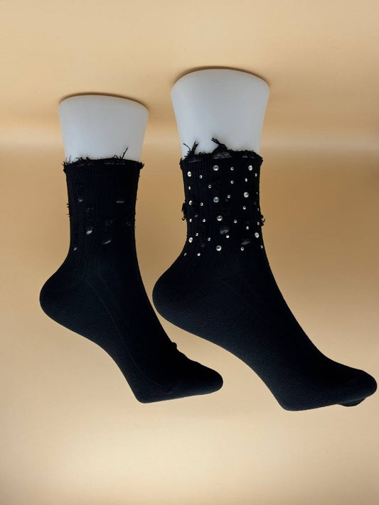 Calzini Strass Effetto Trendy - Abbigliamento Jessica